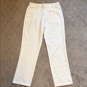 Puma Kids White Casual Trousers